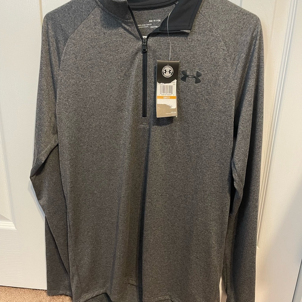 Under Armour dri fit quarter zip up. Size small